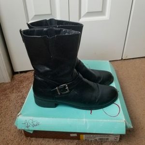 Black Buckle Boots